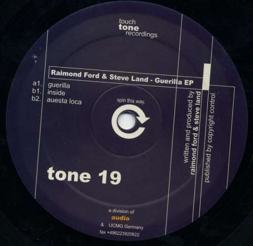 Cover Raimond Ford & Steve Land - Guerilla EP (12, EP) Schallplatten Ankauf