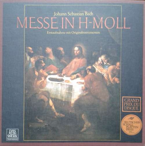 Cover J.S. Bach* - Concentus Musicus Wien, Nikolaus Harnoncourt - Messe In H-Moll (3xLP, RP + Box) Schallplatten Ankauf