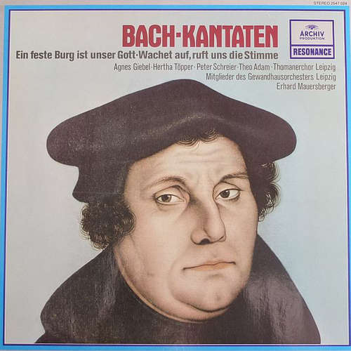 Cover Thomanerchor Leipzig*, Mitglieder Des Gewandhausorchesters Leipzig* - Bach* - Ein Feste Burg Ist Unser Gott (LP) Schallplatten Ankauf