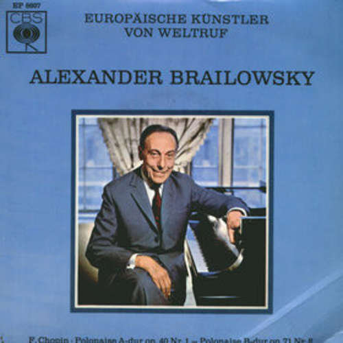 Cover Alexander Brailowsky -  Europäische Künstler Von Weltruf (7) Schallplatten Ankauf