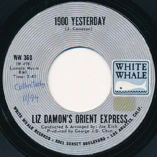 Cover Liz Damon's Orient Express - 1900 Yesterday (7, Single) Schallplatten Ankauf