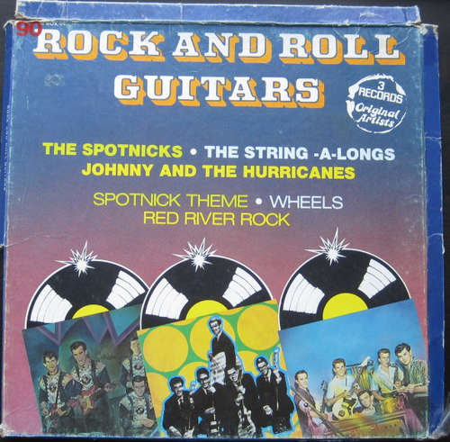 Cover The Spotnicks - The String-A-Longs - Johnny And The Hurricanes - Rock And Roll Guitars (Box, Comp + 3xLP, Album) Schallplatten Ankauf