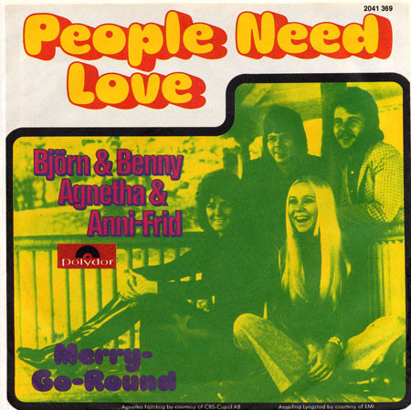 Cover Björn & Benny, Agnetha & Anni-Frid - People Need Love (7, Single) Schallplatten Ankauf