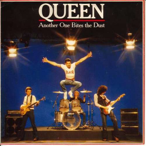 Cover Queen - Another One Bites The Dust (7, Single) Schallplatten Ankauf