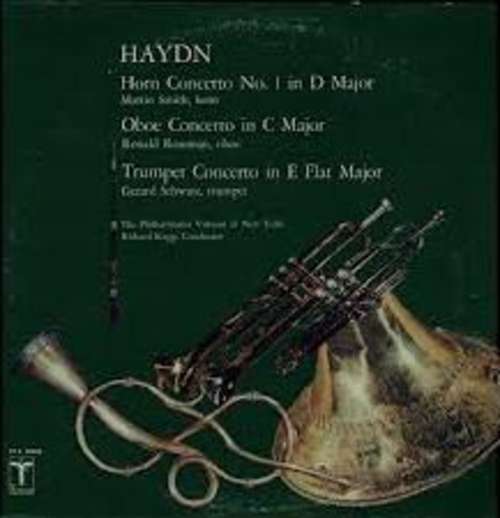 Cover Haydn* - Martin Smith (22) / Ronald Roseman / Gerard Schwarz, The Philharmonia Virtuosi Of New York*, Richard Kapp - Horn Concerto No. 1 In D Major / Oboe Concerto In C Major / Trumpet Concerto In E Flat Major (LP, Quad) Schallplatten Ankauf