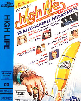 Cover Various - High Life - 18 Affenschrille Hitbananen (Cass, Comp) Schallplatten Ankauf