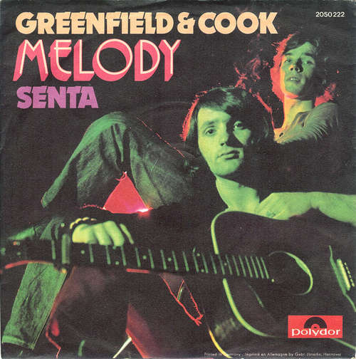 Cover Greenfield & Cook - Melody (7, Single) Schallplatten Ankauf