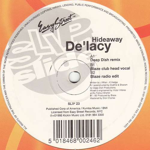Cover De'Lacy - Hideaway (2x12) Schallplatten Ankauf