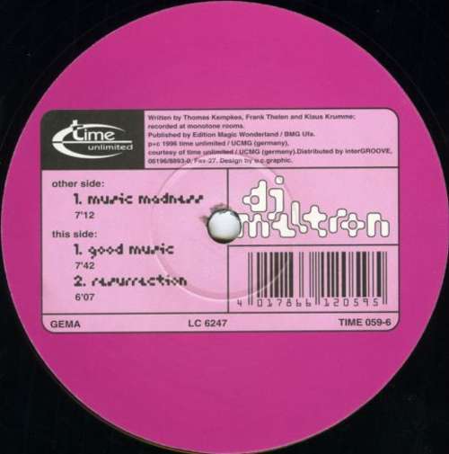 Cover DJ Meltron - Music Madness (12) Schallplatten Ankauf