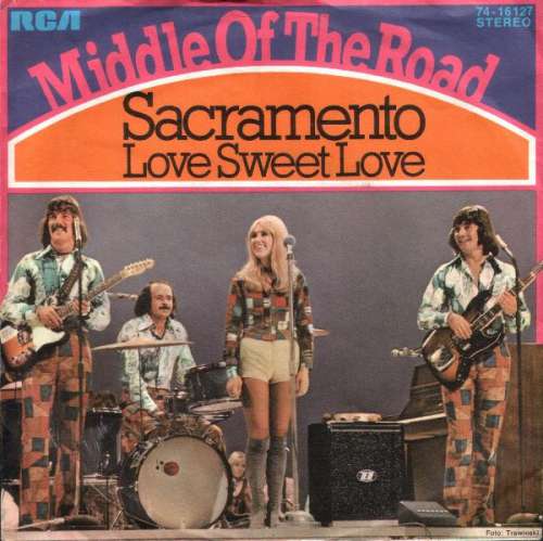 Cover Middle Of The Road - Sacramento (7, Single) Schallplatten Ankauf