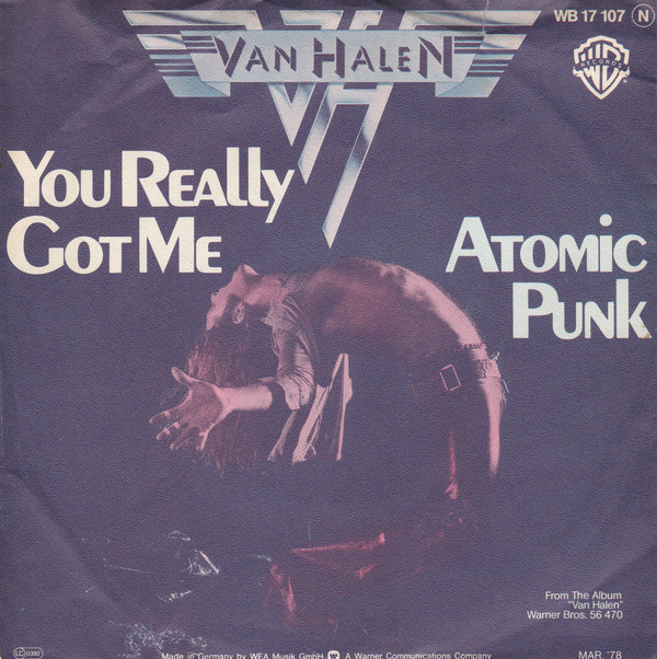 Cover Van Halen - You Really Got Me / Atomic Punk (7, Single) Schallplatten Ankauf