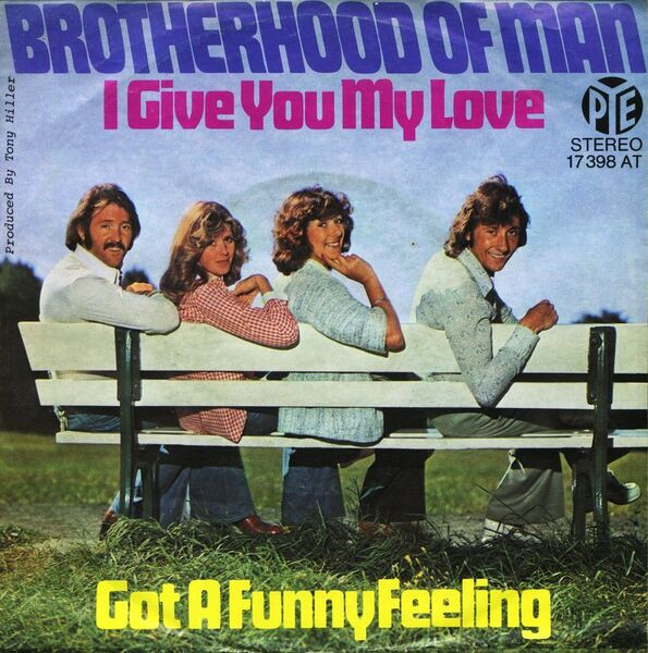 Cover Brotherhood Of Man - I Give You My Love / Got A Funny Feeling (7, Single) Schallplatten Ankauf