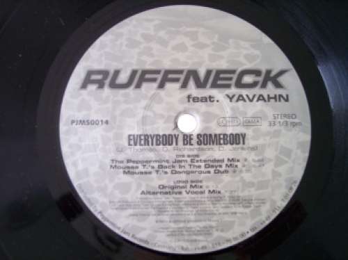 Cover Ruffneck Feat. Yavahn* - Everybody Be Somebody (12) Schallplatten Ankauf