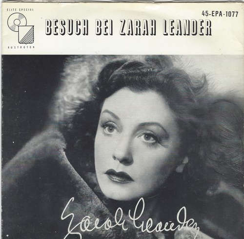 Cover Zarah Leander - Besuch Bei Zarah Leander (7, EP) Schallplatten Ankauf