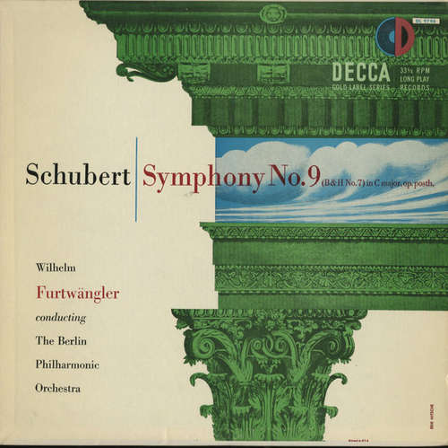 Cover Wilhelm Furtwängler Conducting The Berlin Philharmonic Orchestra* - Schubert* - Symphony No. 9 (LP, RE) Schallplatten Ankauf