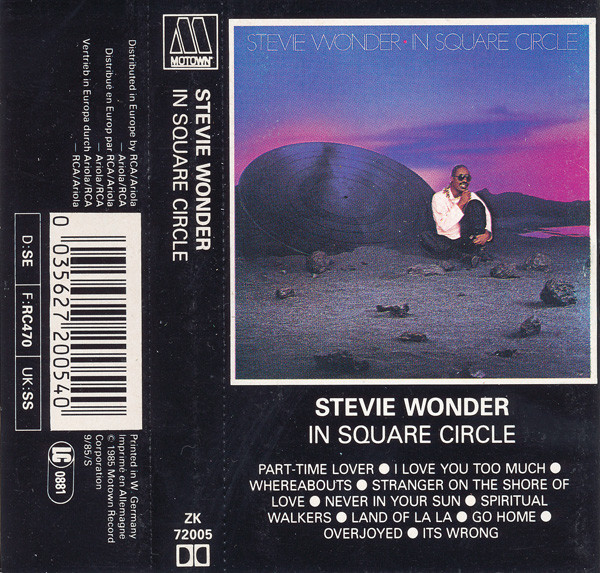 Cover Stevie Wonder - In Square Circle (Cass, Album) Schallplatten Ankauf