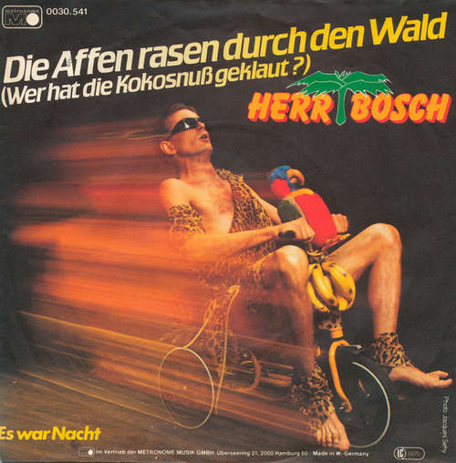 Bild Herr Bosch - Die Affen Rasen Durch Den Wald (7, Single) Schallplatten Ankauf