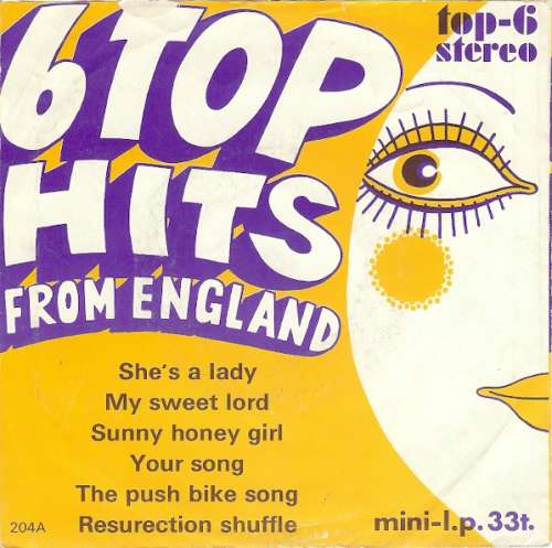 Bild Various - 6 Top Hits From England (7, MiniAlbum, (Mi) Schallplatten Ankauf