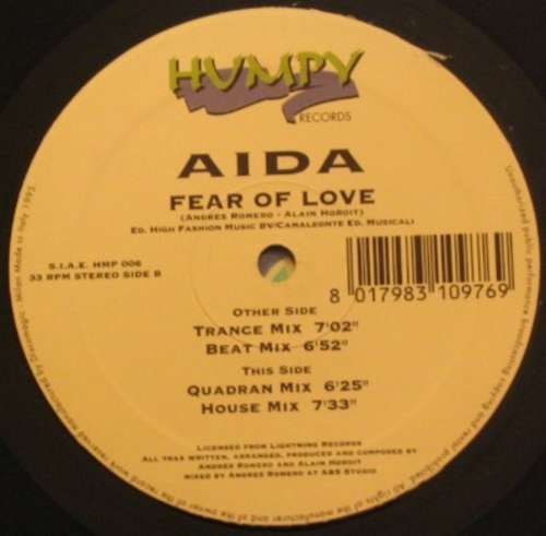 Cover Fear Of Love Schallplatten Ankauf