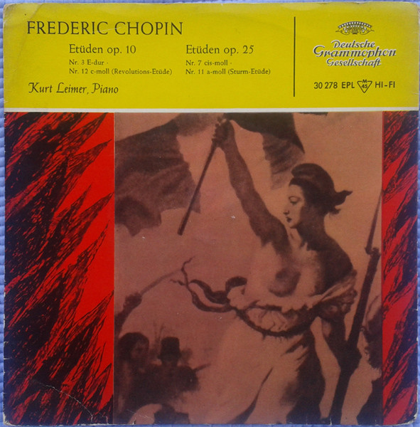 Cover Frédéric Chopin, Kurt Leimer - Etüden Op. 10 / Etüden Op. 25 (7, EP, Mono) Schallplatten Ankauf