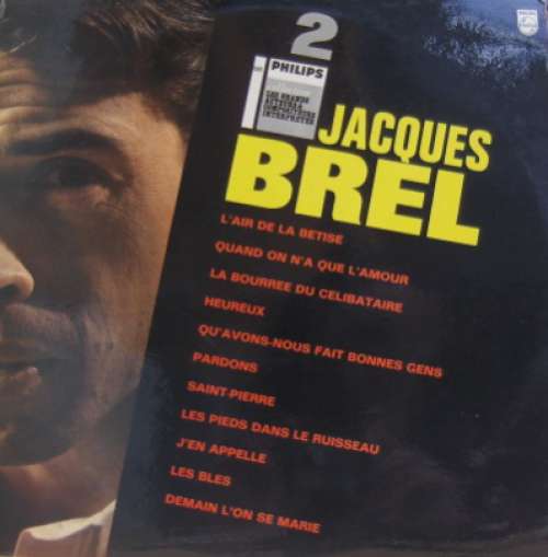 Cover Jacques Brel -  N° 2 - Les Grands Auteurs & Compositeurs Interprètes (LP, Comp, Mono) Schallplatten Ankauf