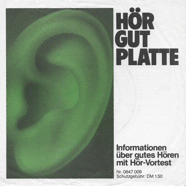 Cover No Artist - Hör Gut Platte (7) Schallplatten Ankauf