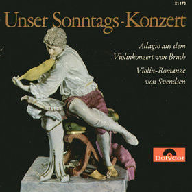 Cover Bruch*, Svendsen* - Adagio Aus Dem Violinkonzert Von Bruch/Violin-Romanze Von Svendsen (7, Single, Mono) Schallplatten Ankauf