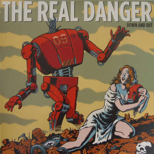Cover The Real Danger - Down And Out (LP, Blu) Schallplatten Ankauf
