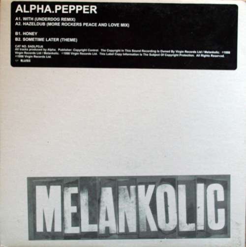 Cover Alpha - Pepper (12, Promo) Schallplatten Ankauf