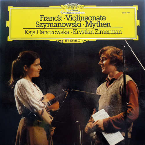 Cover Franck* / Szymanowski* - Kaja Danczowska • Krystian Zimerman - Violinsonate /  Mythen (LP) Schallplatten Ankauf