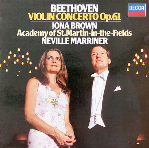 Cover Beethoven* / Iona Brown, Academy Of St.Martin~in~the~Fields*, Neville Marriner* - Violin Concerto Op 61 (LP) Schallplatten Ankauf