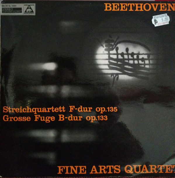 Cover Beethoven*, Fine Arts Quartet* - Streichquartet F-dur Op.135 / Grosse Fuge B-dur Op. 133 (LP, Album) Schallplatten Ankauf