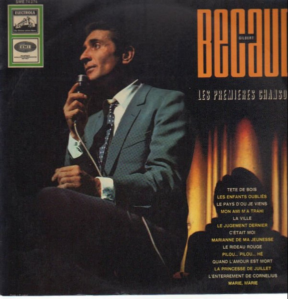 Bild Gilbert Bécaud - Les Premières Chansons (LP, Comp) Schallplatten Ankauf