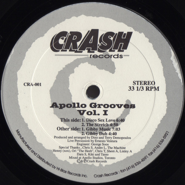 Cover Dino & Terry - Apollo Grooves Vol. I (12) Schallplatten Ankauf
