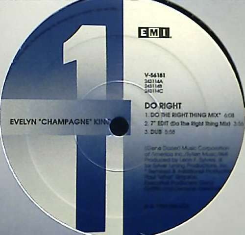 Cover Evelyn Champagne King* - Do Right (12) Schallplatten Ankauf