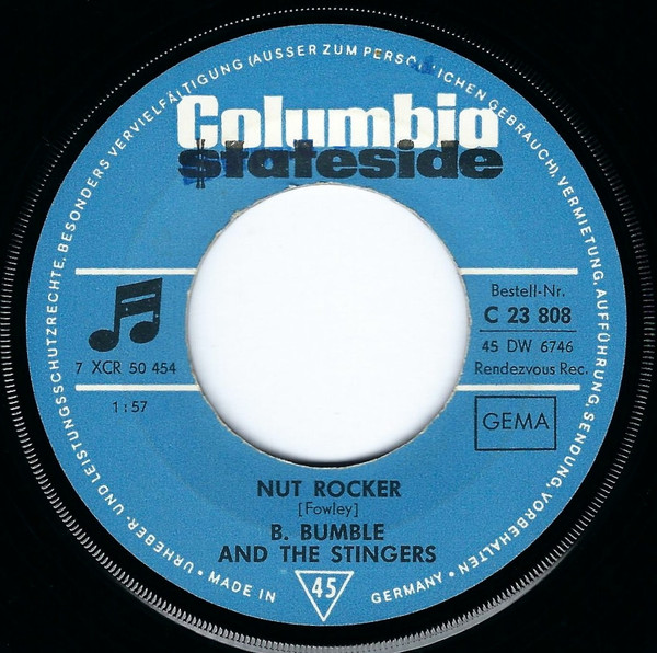 Cover B. Bumble And The Stingers* - Nut Rocker (7, Single, Mono, RE) Schallplatten Ankauf