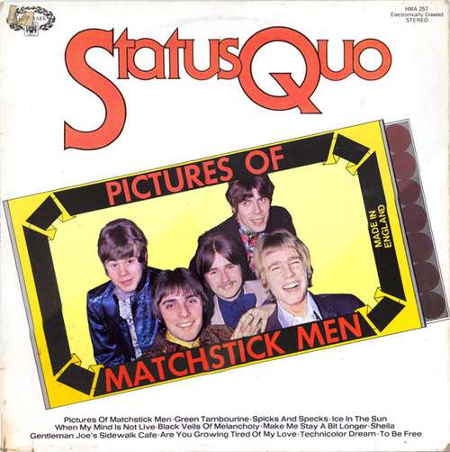 Cover Status Quo - Pictures Of Matchstick Men (LP, Comp) Schallplatten Ankauf