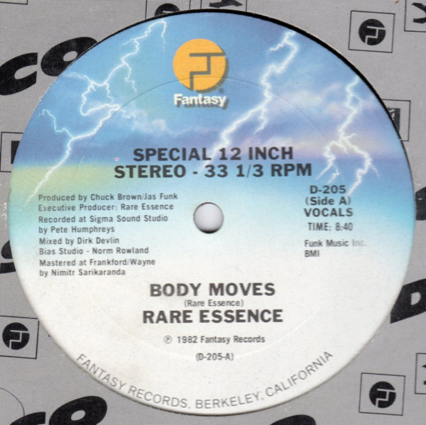 Cover Rare Essence - Body Moves (12) Schallplatten Ankauf