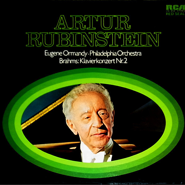 Cover Johannes Brahms - Arthur Rubinstein - Eugene Ormandy - The Philadelphia Orchestra - Konzert Für Klavier Und Orchester Nr.2 B-Dur Op.83 (LP, Album) Schallplatten Ankauf