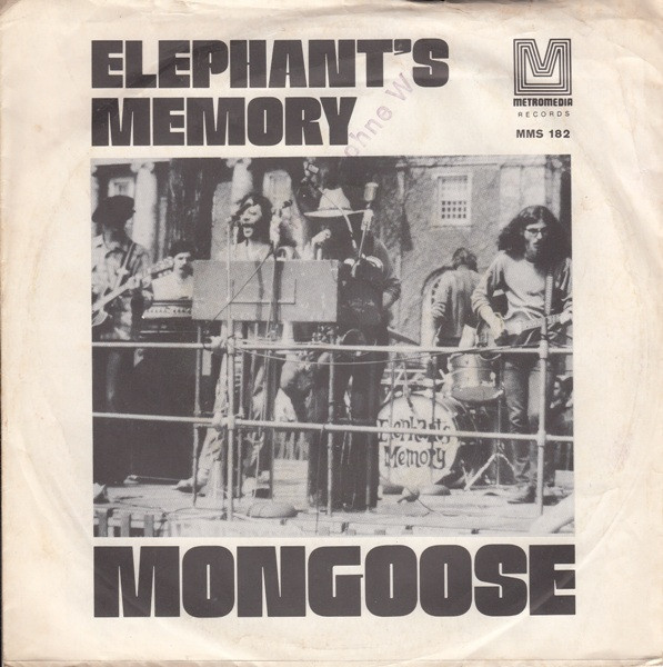 Cover Elephant's Memory* - Mongoose (7, Single) Schallplatten Ankauf