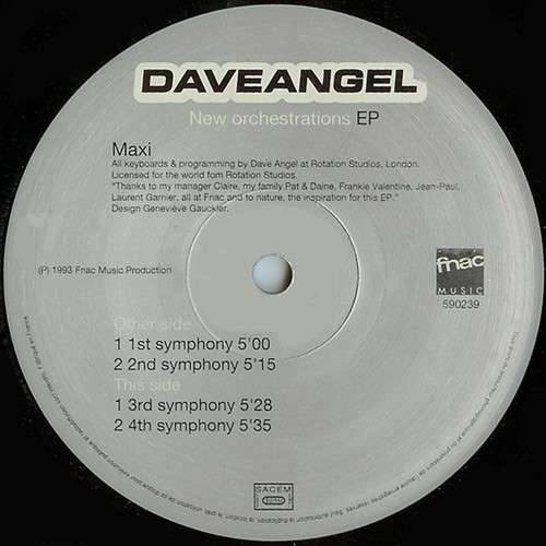 Cover Dave Angel - New Orchestrations EP (12, EP, Maxi) Schallplatten Ankauf