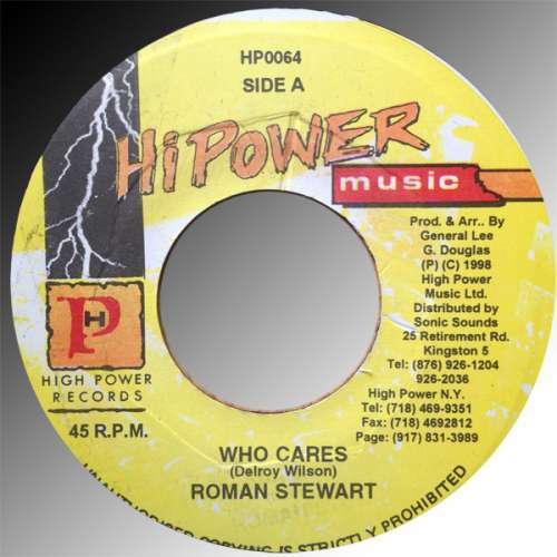 Cover Roman Stewart - Who Cares (7) Schallplatten Ankauf