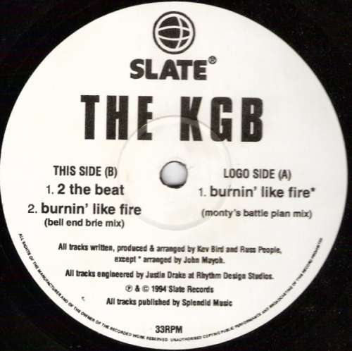 Cover The KGB* - Burnin' Like Fire (12) Schallplatten Ankauf