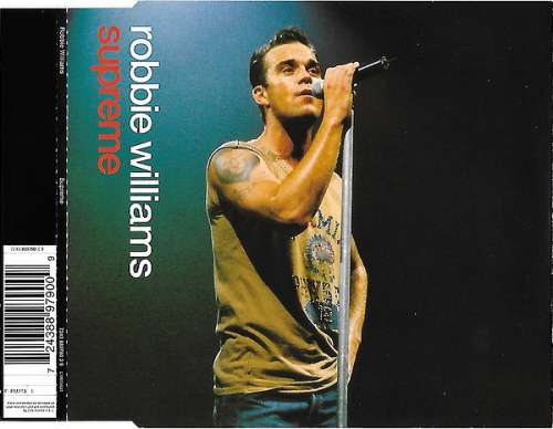 Cover Robbie Williams - Supreme (CD, Maxi, Enh) Schallplatten Ankauf