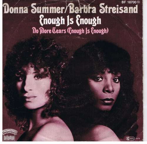 Cover Donna Summer / Barbra Streisand - Enough Is Enough (7, Single) Schallplatten Ankauf