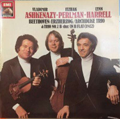 Cover Vladimir Ashkenazy • Itzhak Perlman • Lynn Harrell - Beethoven* - Beethoven Erzherzog / Archduke Trio & Trio No. 7 In B Flat (1812) (LP, Album) Schallplatten Ankauf