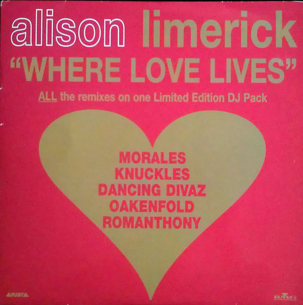 Cover Alison Limerick - Where Love Lives (Limited Edition DJ Pack) (3x12, Ltd, Promo) Schallplatten Ankauf