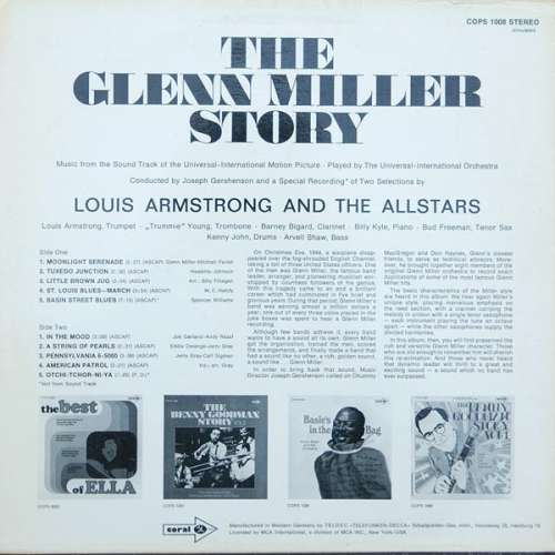 Cover The Universal-International Orchestra Featuring Louis Armstrong And The Allstars* - The Glenn Miller Story (LP, Album) Schallplatten Ankauf