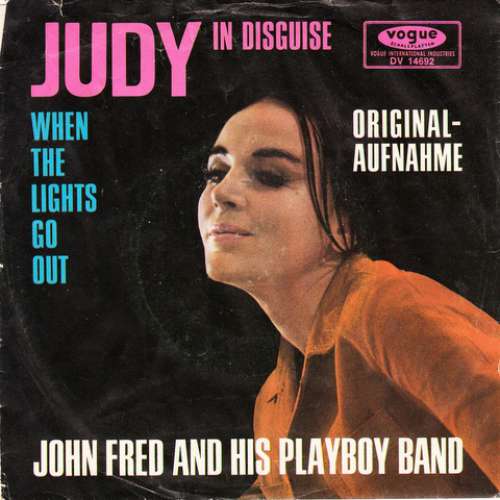 Cover John Fred And His Playboy Band* - Judy In Disguise / When The Lights Go Out (7, Single) Schallplatten Ankauf