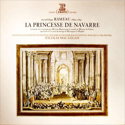 Cover Jean-Philippe Rameau - English Bach Festival Singers*, English Bach Festival Baroque Orchestra, Nicolas MacGegan* - La Princesse De Navarre (LP) Schallplatten Ankauf